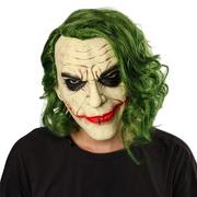 黑暗骑士蝙蝠侠小丑Joker乳胶面具头套COS万圣节跨境亚马逊