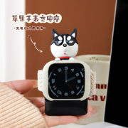 创意适用applewatch充电底座，iwatch充电座器，ultra苹果手表支架