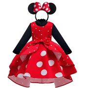 米妮cosplay儿童服装迪士尼公主裙子长袖衣服女童米奇套装春秋款