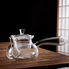 明火煤油空气灯茶壶泡茶壶，耐高温侧把过滤玻璃，茶壶花草水果茶壶