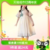 玉婴坊女童汉服连衣裙中国风儿童夏季古装裙子中大童超仙公主裙