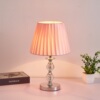 台灯卧室床头灯触摸水晶粉色欧式现代简约遥控书房客厅智能台灯