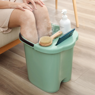 居家家泡脚桶过小腿家用足浴养生洗脚桶加高泡脚盆塑料洗脚盆神器
