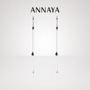 Annaya骑士精神耳环小众设计高级感耳线纯银流苏耳钉配饰品送女友