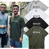 西山彻WTAPS COLLEGE TEE 余文乐同款字母LOGO纯棉圆领短袖t恤男