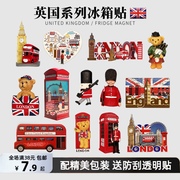 （礼盒装）英国伦敦大本钟世界城市旅游纪念品文创冰箱贴