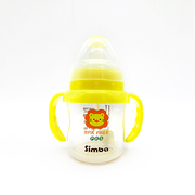 台湾小狮王辛巴进口 宝宝奶瓶 带吸管 手柄防胀气PES宝宝婴幼奶瓶
