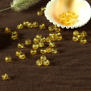 天然琥珀单珠2-3-4-5-6-7-8mm圆珠，金珀散珠蜜蜡，原石打磨配珠隔珠