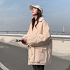 韩系小个子短款羽绒棉衣棉服女秋冬季外套夹棉薄款棉袄2023年