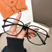 小红书同款tr90大框眼镜近视，男韩系时尚素颜神器眼镜框镜架女