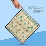 中国象棋实木高档大号，棋盘便携式儿童，五子棋围棋军棋磁性力二合一
