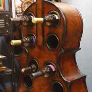 140厘a米大型欧式提琴红酒柜落地红酒架展示收纳层架客厅酒庄装