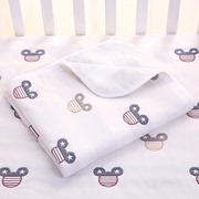 新生婴儿纱布隔尿垫防水防滑床垫，可洗透气竹纤维双面超大号
