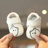 春秋季3-8-9个月新生婴幼儿软底学步鞋0-1一岁女宝宝单鞋男童真皮