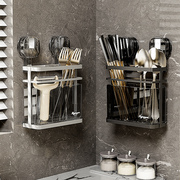 吸盘铁艺筷子架不锈钢，架厨房用品置物架，家用多功能砧板具收纳