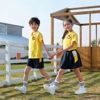小学生校服定制夏装两件套装运动会一年级班服短袖夏季幼儿园园服