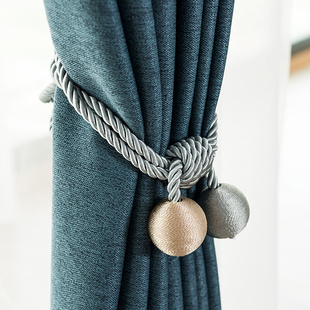 窗帘绑绳简约现代北欧创意绑带，窗帘扣配件扎束带，装饰绳子窗帘挂球
