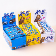 韩国进口三进x5巧克力棒花生，香蕉奥利奥夹心能量棒小吃休闲零食
