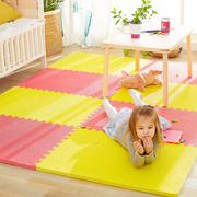 明德泡沫拼接地垫拼图地板，垫加厚防滑婴儿童，爬爬行垫无甲醛60x90