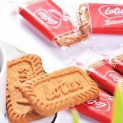 比利时进口饼干 lotus和情缤咖时焦糖饼干312.5g袋装50片休闲零食