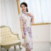 旗袍年轻款气质优雅中国风少女短袖复古改良版连衣裙春秋装中长款
