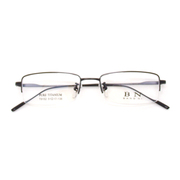 眼镜半框100%纯钛镜架超轻近视镜框男9152配眼镜