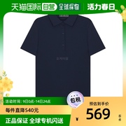 韩国直邮G/Fore高尔夫短袖T恤海军色羽量级POLO衫时尚潮流百搭