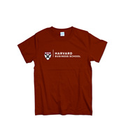 HBS哈佛商学院校服T恤夏季男女短袖纯棉圆领青少年打底衫班服定制