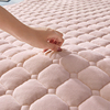 纯色牛奶绒床垫垫褥软垫家用珊瑚法兰绒床褥子床毯子垫被冬季加厚