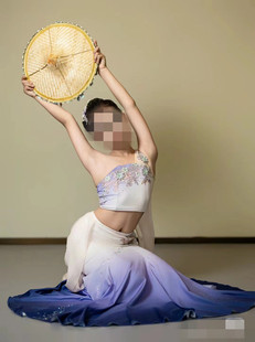 儿童成人傣族舞蹈服装艺考剧目，演出练习半身裙，包臀孔雀舞彩云之南