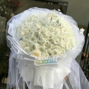 北京鲜花同城鲜花速递纪念日鲜花北京送生日鲜花99朵白玫瑰花束