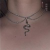 New Snake Pendant Necklace punk rock Women choker 朋克项链女