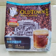 香港采购马来西亚进口旧街场丝滑含微研磨咖啡3合1白咖啡(白咖啡)速溶条装