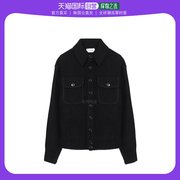 韩国直邮lemaire开襟衫，男女同款黑色，柔软保暖舒适日常百搭时尚