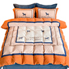 轻奢高级感法兰绒l四件套床单被套冬季牛奶珊瑚绒加厚双面床上用