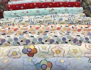 1.6米宽人造棉绵绸布料，宝宝睡衣面料，夏凉被盖毯面料