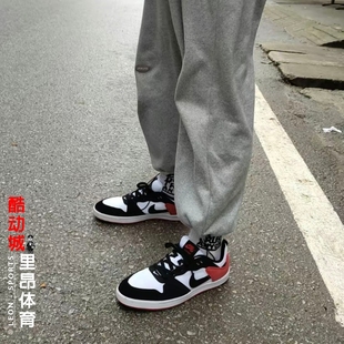 Nike SB Alleyoop 复古低帮黑白红休闲街头板鞋男 CJ0882-102