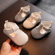 男宝宝鞋子春秋季小童手工布鞋，婴儿学步鞋软底10女1岁婴幼儿8个月