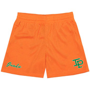 橙色美式短裤男高街不过膝运动休闲夏季跑步速，干透气四分篮球裤潮