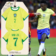 2024美洲杯巴西队服足球衣服，速干短袖t恤衫男女儿童装学生款半袖