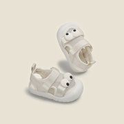 夏季宝宝鞋子男女童网面包头凉鞋软底婴儿鞋运动鞋幼童学步鞋