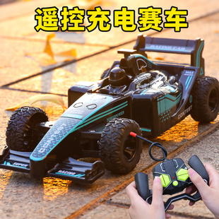 迷你遥控车可充电漂移f1赛车无线跑车专业高速小汽车，儿童男孩玩具