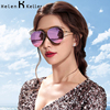 海伦凯勒太阳镜女防紫外线2023偏光大脸显瘦墨镜，女高级感ins眼镜