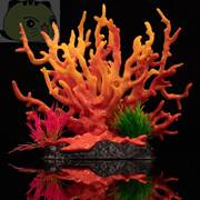 鱼缸珊瑚造景水族箱海水缸装饰品铁树枝仿真珊瑚塑料水草摆件