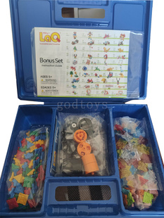 日本laq积木拼插玩具，益智立体拼装模型飞机冰淇淋，恐龙汽车礼物diy