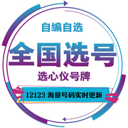 武汉车牌选号黄石宜昌荆州襄阳新能源汽车12123自编自选车牌号码