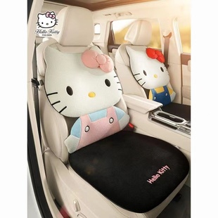 Hellokitty汽车坐垫女神款可爱座垫四季通用座椅座套女士后排车垫