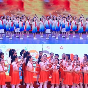 六一儿童合唱服演出服表演服少先队员中小学生合唱团诗歌朗诵服装