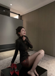 夏媛原创 上头曲线 红色包臀裙 2023春季性感修身百搭半身裙