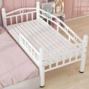儿童床四面护栏小床铁艺，单人床婴儿男孩女孩床边床加宽拼接大床